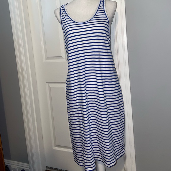 J. Crew Dresses & Skirts - NWT J Crew Blue and White Stripe Tank Dress